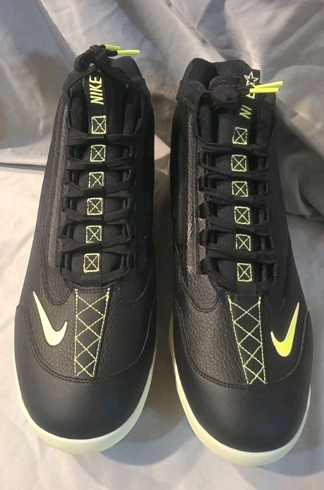 Nike Griffey 2 Metal Baseball Cleats Black Volt HF3840-001 Mens SZ 11, 12.5