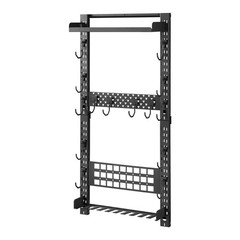 Uimoso Steel Wall Mount Gun Rack for Rifles, Shotguns, and Tactical Gear Storage