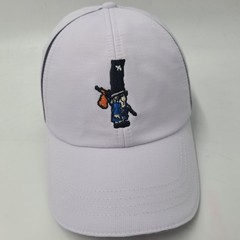 Ahead Hat Adjustable Off White Purple The Low Bidder Golf UPF 50 Outdoors Men