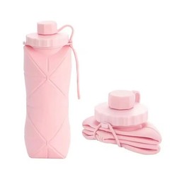 Collapsible Water Bottle,BPA Free Silicone Reusable Foldable Travel Water Bottle
