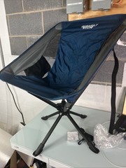 DuraBilt 360° Rotation Swivel Camping Chair- Holds 330lb, Small Portable Fold…