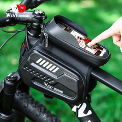 WEST BIKING Cycling Bike Bicycle Top Tube Front Frame Bag Waterproof Hard Shell
