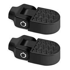 1 Pair Mini Bike Rear Pedals, 3.1×1.6 in / 8x4cm Aluminium Alloy Folding Bike
