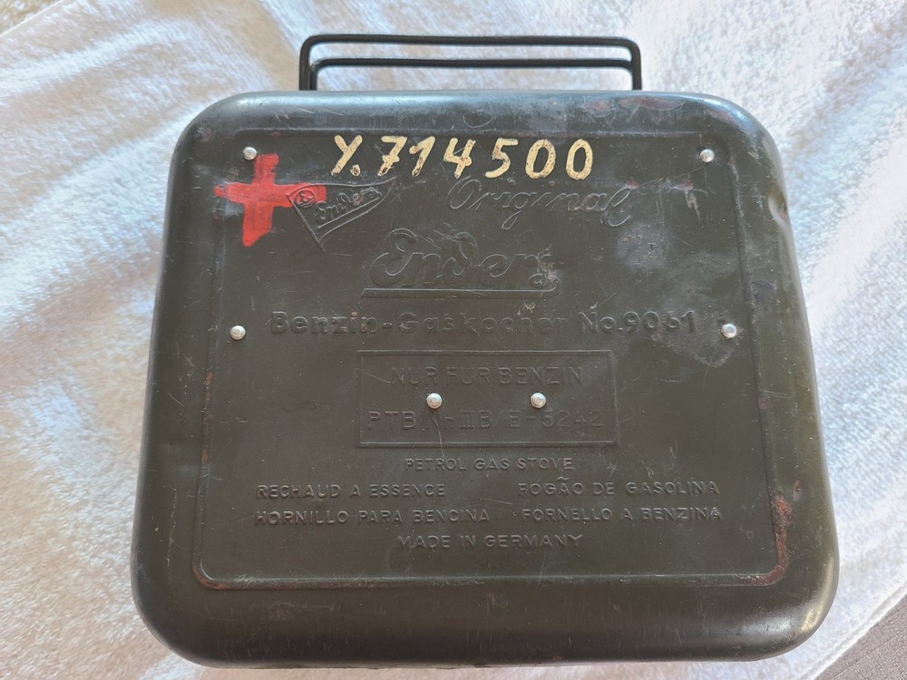 KOCHER ORIGINAL ENDERS 9061 BENZIN GASKOCHER STOVE MADE IN GERMANY