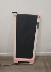 Walking Pad Electric Under Desk Treadmill, 1 Program, Home Use, Pink/Black