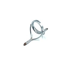 Rod Building Guide Set 9 Pack, Double Foot, Silver or Black Very Durable