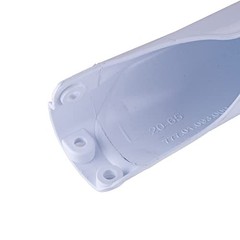 10.6 inch Motorcycle Front Shock Fork Cover Lower Fork Cover Set,Strong white