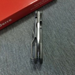 Spyderco Slysz Techno 2 CTS-XHP Stonewashed Blade Titanium Handles C158TIP2