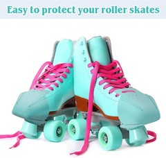 Unisex Child Roller Skate Toe Guards – 2 Durable Artificial Leather Protectors