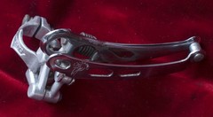 Vintage 80s Campagnolo 3 Hole clamp-on Nuovo Record front derailleur 28.6 mm
