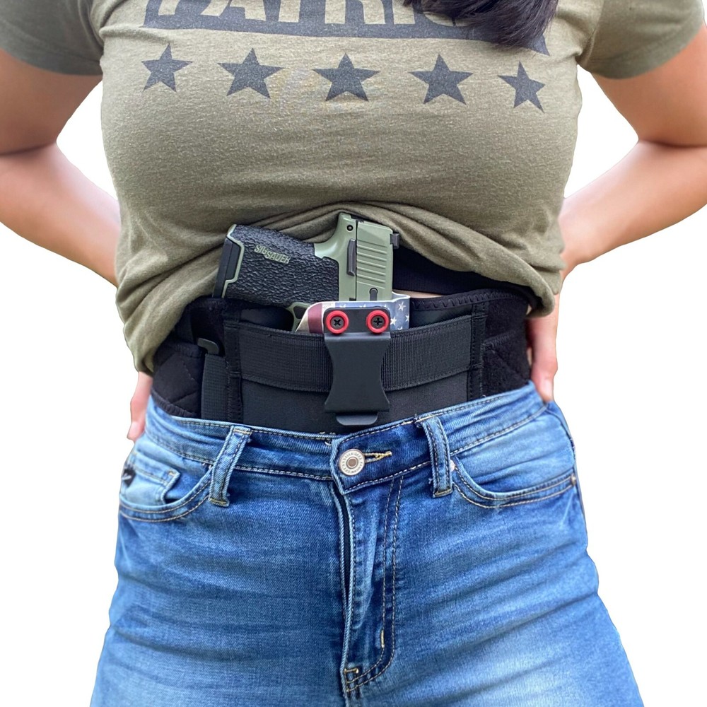 Clip & Carry STRAPT-TAC Belly Band Holster ~ Works w/ any IWB Kydex Gun Holster