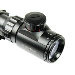 3-9×40 AOEG Hunting Rifle Scope Red Green Dual illuminated PEPR Mount & Sunshade