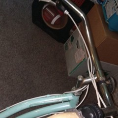 Schwinn Women’s 26in Step-Through Cruiser Bike, Light Blue, Fenders