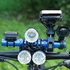 Bike Handlebar Extender Extension Bicycle Bar Mount Headlight GPS Holder Bracket