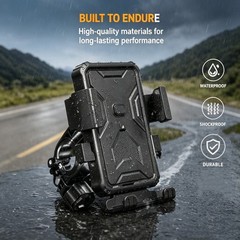 360° Motorcycle Phone Holder Bicycle Anti-Shake Handlebar Mount Holder USA
