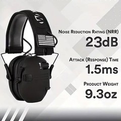 Electronic Shooting Ear Muff Slim Walkers Razor Shooting Anti-noise Earphone