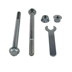PRO BAT 2pcs 8mm x 115mm M8 Pit Bike Top & Bottom Engine Mount M8, Silver