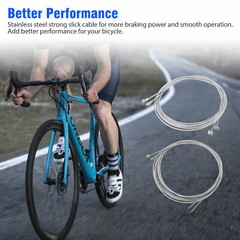 23PC Bike Complete Front & Rear Wire Gear Brake Cable Set Mountain Bicycle Bikes