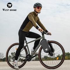 WEST BIKING Bicycle Front Fork Bag Waterproof Reflective Gravel Bike Bag 5.5L