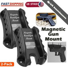 2-Pack Gun Magnet Mount, Magnetic Concealed Gun Holster Pistol Holder For Car