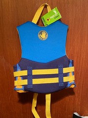 Body Glove Swim Zippered Vest, Child Size, 33-55 pounds *NEW w/Tags* u2