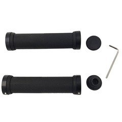 Ergonomic Rubber Bicycle Handlebar MTB Mountain Bike Grips Cycling Lock-On US
