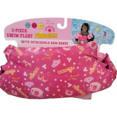 Kids Swim Vest for 33-55 Pounds Girls Pink Princess Water Wings for 1-6 Years