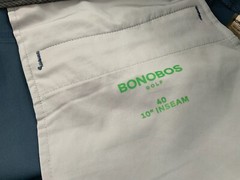 Bonobos Golf Shorts Sz 40 (42 real) Blue Poly Elastane Flat Front YGI D2-309