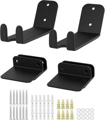 2 Pack Bike Pedal Hanger Wall Mount, Heavy Duty Horizontal Bike Rack for Garage