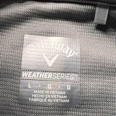 Callaway Weather Series Vest Mens Size L Black 1/4 Zip Pullover Golf Preppy Dad