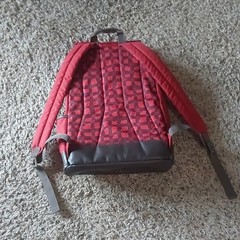 Wenzel Hiking Backpack Red/Gray Buckle Closure Unisex Adults Daypack