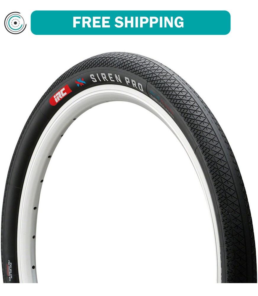 IRC Tire Siren Pro Tire 20 x 1.75 100psi Tubeless Folding Black 120tpi BMX Bike