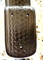 Ted Blocker Custom Leather Swivel Belt Loop and Drop Shank Holster Mount