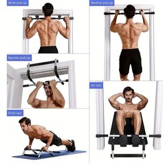 Versatile Doorway Pull-Up Bar-Portable And Adjustable for Chin-Ups & Push-Ups US
