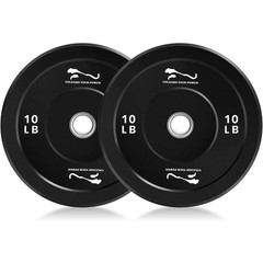 Set of 2 Olympic Rubber Bumper Weight Plate 2&Prime; Pair Plates 10/15/25/35/45/lbs