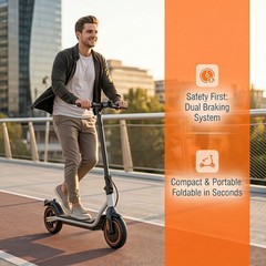 iScooter 10&Prime; 500W E-Scooter for Adults Foldable Scooter Double Shock Absorption