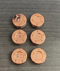 1 Pair 5, 10, 15, 20, 25g, 30, 35, 40 or 45g Copper Weights Fit Scotty Cameron