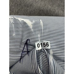 Peter Millar Mens Large Quarter Zip Pullover Blue White Stripe OMRF Performance
