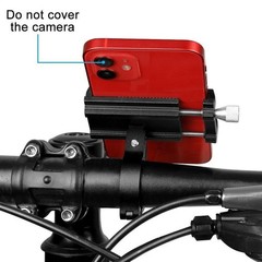 Motorcycle Bike Bicycle Holder Mount Handlebar Alloy Red Black Silver Smartphone