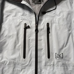 Burton [ak] GORE-TEX Men&rsquo;s light blue Hooded Waterproof Snowboard Jacket Size s