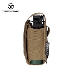 TOPTACPRO Tactical Flashbang Pouch Tool Bag Modular MOLLE Airsoft Bag Military