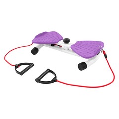 Fitness Waist Twister Exercising Foot Balance Board w/ Elastic Band for Home Use