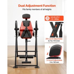 Uimoso Inversion Table 300 lbs Capacity for Back and Neck Relief