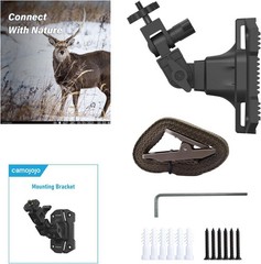 Trail Cameras Mounting Bracket 1/4&Prime;-20 Threaded Insert 5KG Load – Adjustable