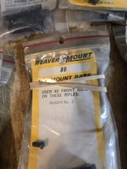 (1) weaver scope mount bases #47-89 (sold individually)