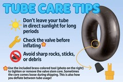 Bradley Heavy Duty Rubber Inner Tube for Floating The River | Part #85146 Compat