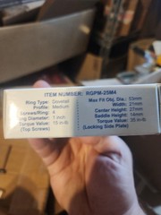 UTG 1&Prime; Dovetail Scope Rings, Medium RGPM-25M4, For 9mm-11mm Dovetail Bases