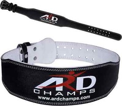 ARD CHAMPS™ Weight Lifting Belt – 4&Prime; Leather Gym Strap for Back Support