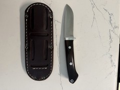 Bark River Classic Drop Point Hunter Knife – CPM S45VN and Desert Ironwood