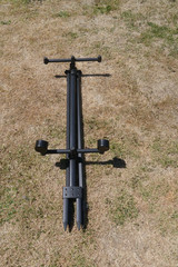KORUM RIVER BARBEL TRIPOD USED COARSE FISHING TACKLE WITH PLASTIC CUPS